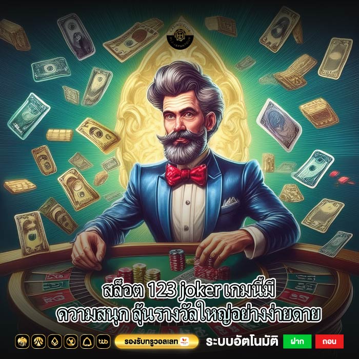 สล็อต 123 joker เกมนี้มีความสนุก ลุ้นรางวัลใหญ่อย่างง่ายดาย